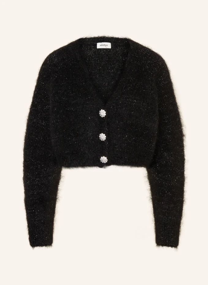 ottod&#39;ame Cropped-Strickjacke aus Mohair