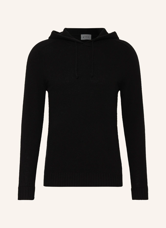 FTC CASHMERE Strick-Hoodie aus Cashmere