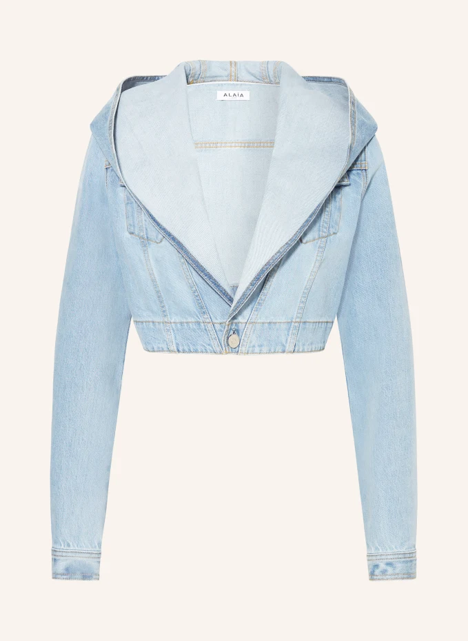 ALAÏA Cropped-Jeansjacke