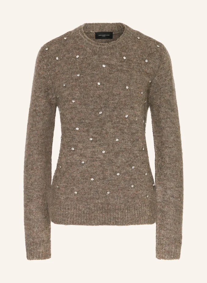 COPENHAGEN MUSE Pullover CMDIAMOND mit Schmucksteinen