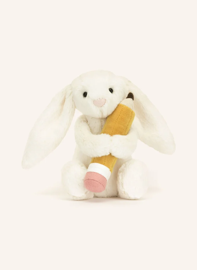 Jellycat Hase-Kuscheltier BASHFUL BUNNY WITH PENCIL