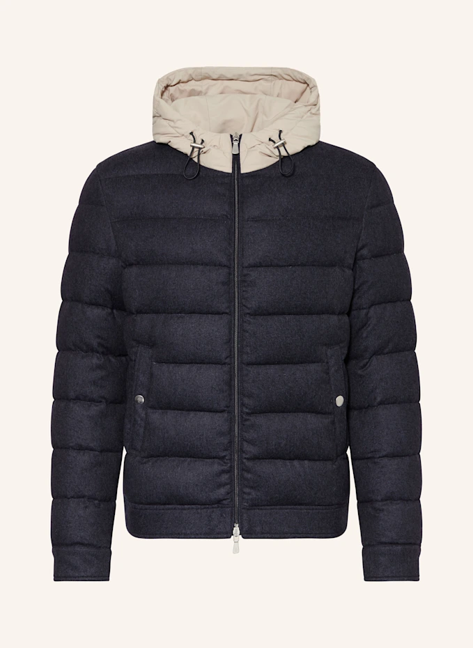 eleventy Daunenjacke mit Seide und Cashmere