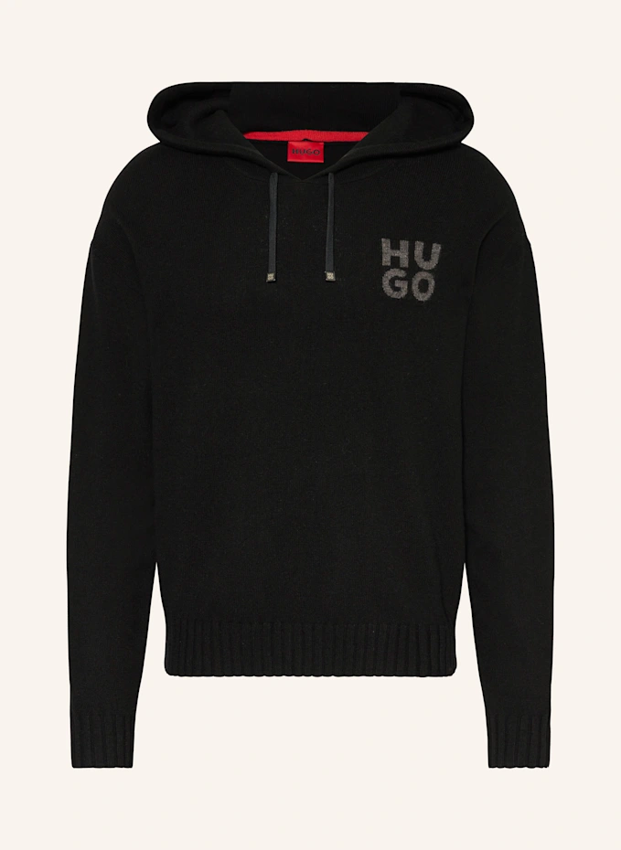 HUGO Strick-Hoodie SAN HENRY