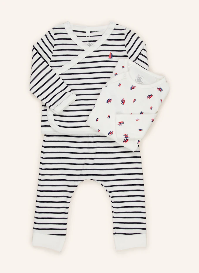 PETIT BATEAU Set: Shirt, Leggings und Body