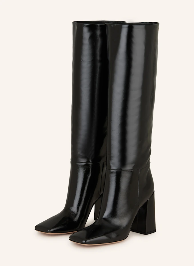 Gianvito Rossi Lackstiefel NUIT