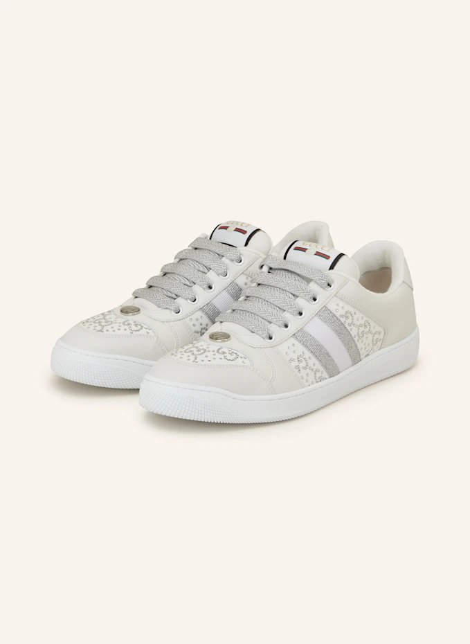 GUCCI Sneaker mit Schmucksteinen