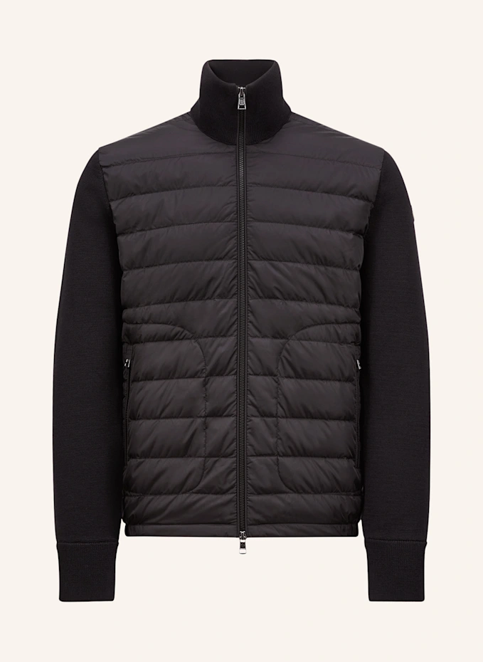 MONCLER Daunenjacke im Materialmix