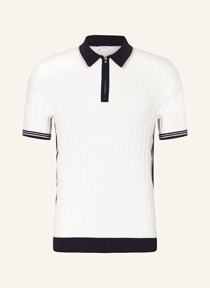 REISS Strick-Poloshirt PULSE