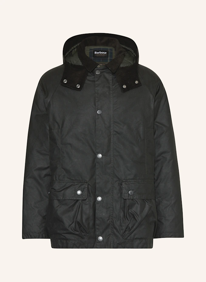 Barbour Fieldjacket BEAUFORT WAX mit abnehmbarer Kapuze