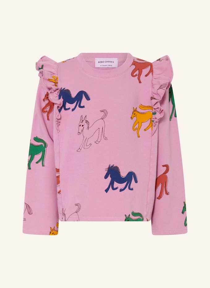 BOBO CHOSES Sweatshirt mit Rüschen