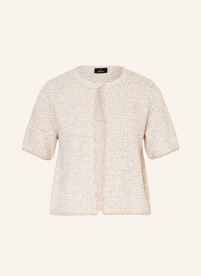 MONARI Strickjacke – Mit Lurex-Besatz, 75% Baumwolle & 25% Metallisiertem Polyester, Nur Chemisch Reinigen