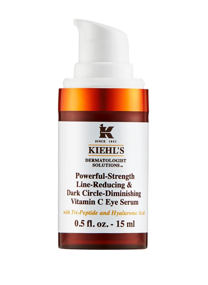 Kiehl&#39;s POWERFUL-STRENGTH LINE-REDUCING & DARK CIRCLE-DIMINISHING VITAMIN C EYE SERUM