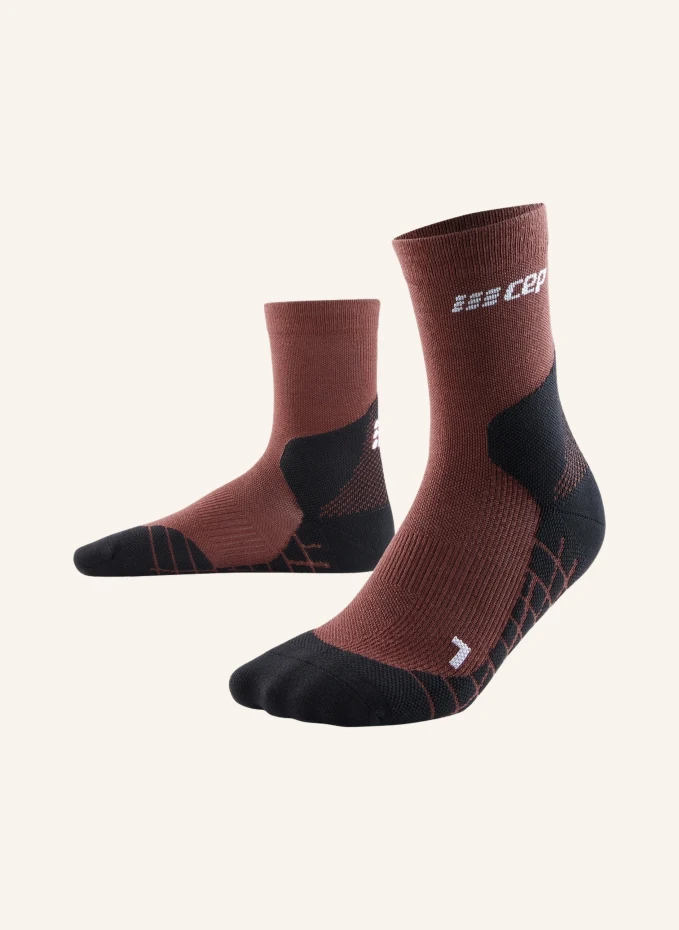 cep Trekking-Socken LIGHT MERINO MID CUT Mit Kompression