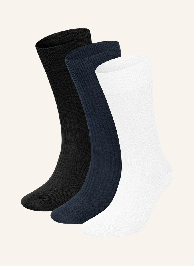 DillySocks 3er-Pack Socken PREMIUM RIBBED COLLECTION