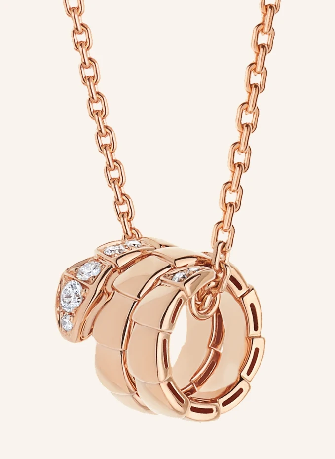 BVLGARI Ketten SERPENTI HALSKETTE aus 18 Karat Roségold