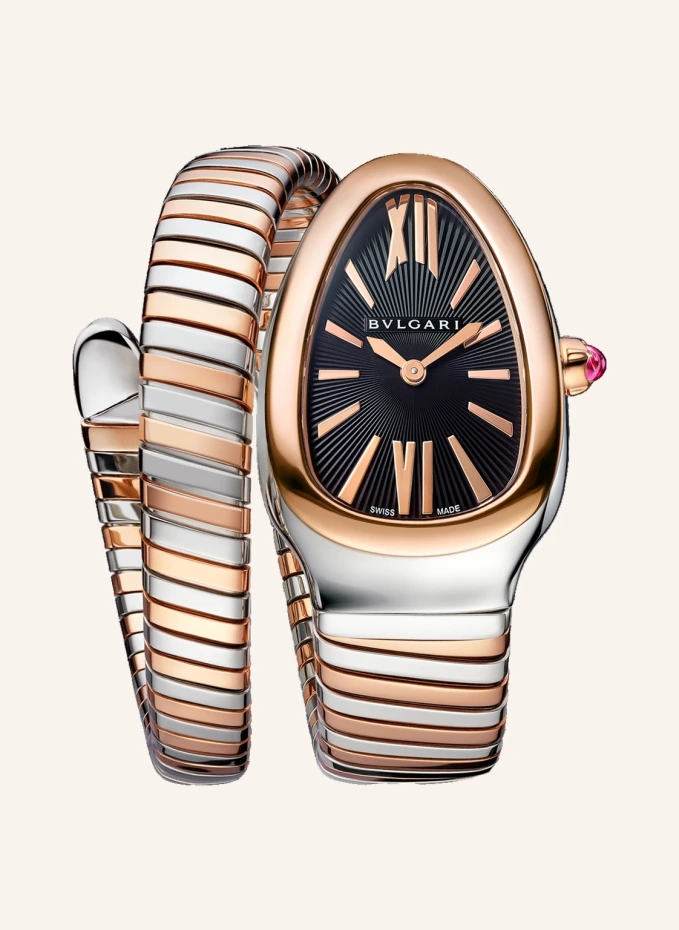 BVLGARI Uhr SERPENTI TUBOGAS aus 18 Karat Roségold