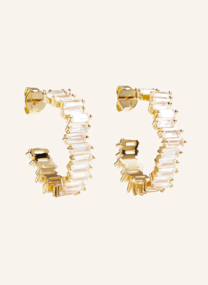 OHH LUILU Ohrringe BAGUETTE HOOPS by GLAMBOU