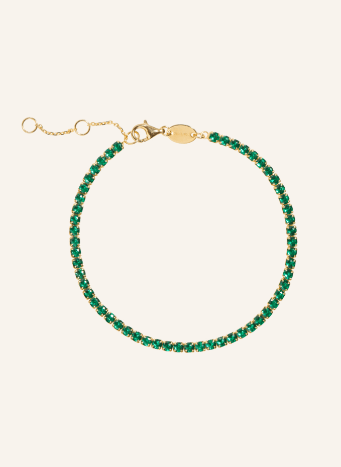 OHH LUILU Armband TENNIS BRACELET GREEN by GLAMBOU