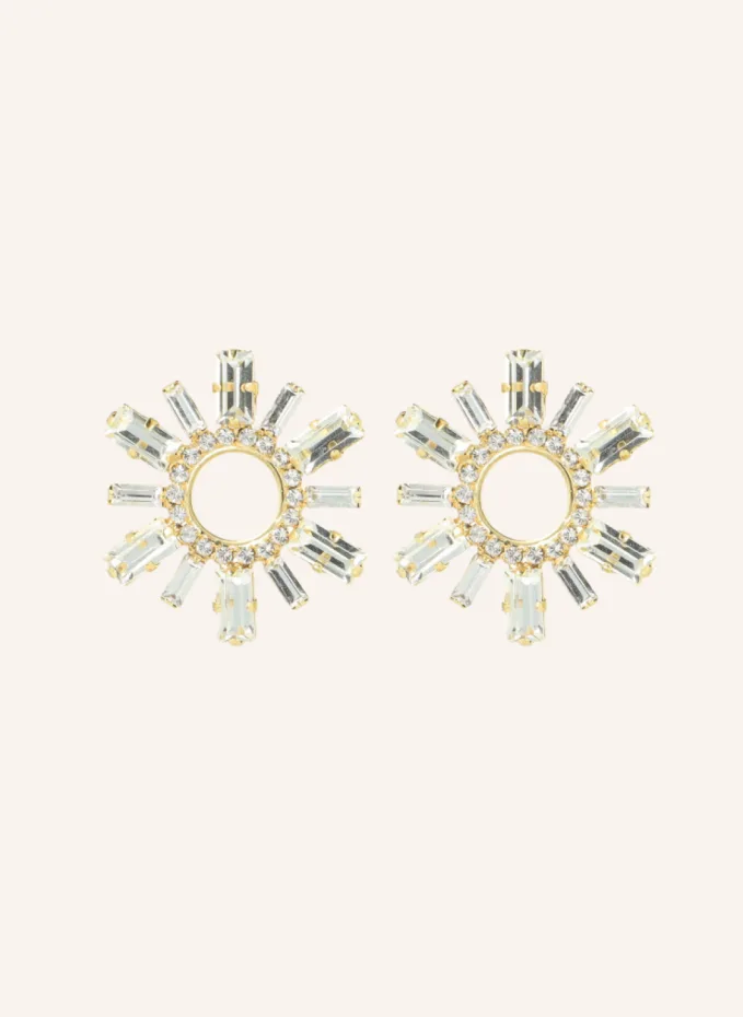 LOTT.gioielli Ohrringe MAURA SMALL BAGUETTE CRYSTAL EARRINGS by GLAMBOU