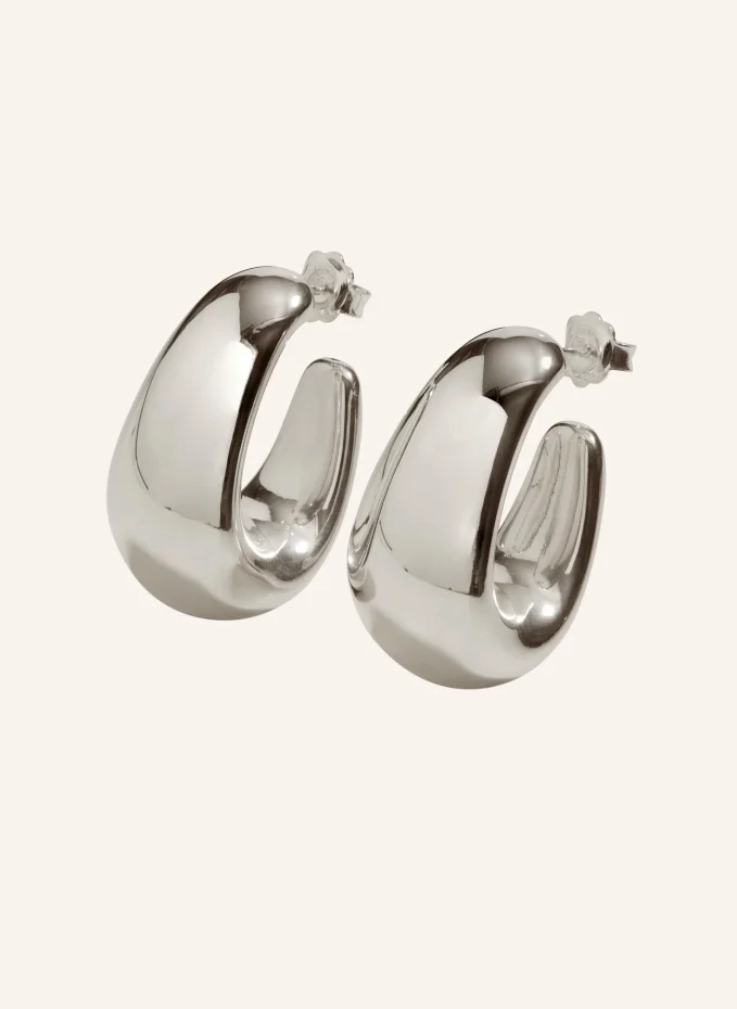 Pompidou Ohrringe ELIA OVAL DROP STUD by GLAMBOU