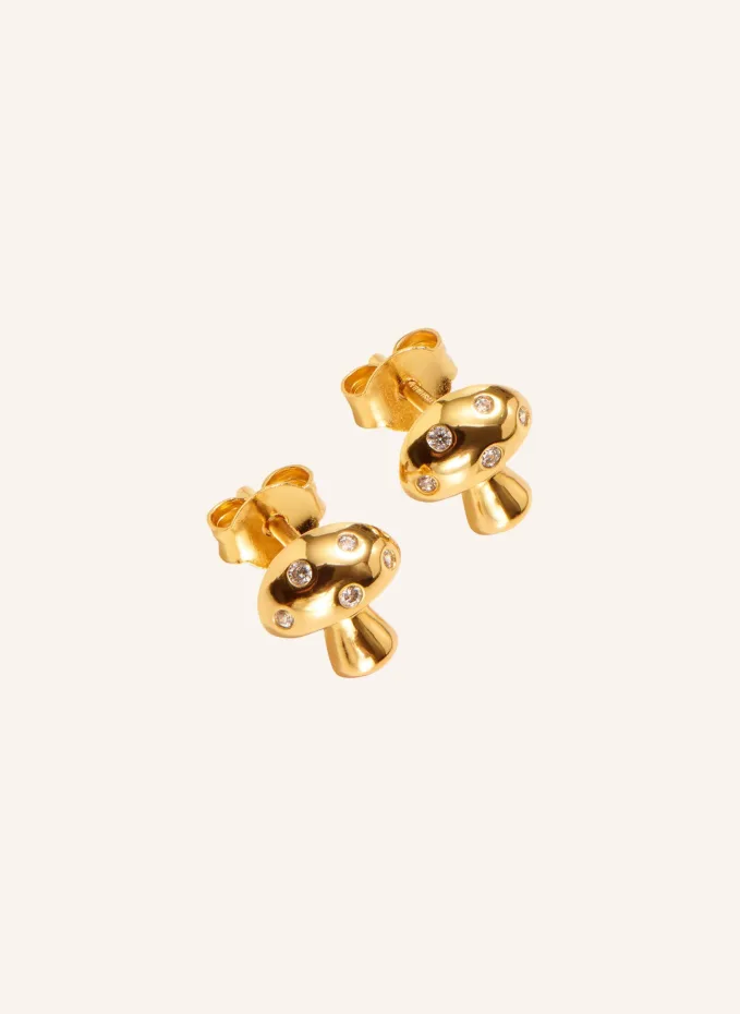 OHH LUILU Ohrringe TINY MUSHROOMS STUDS by GLAMBOU