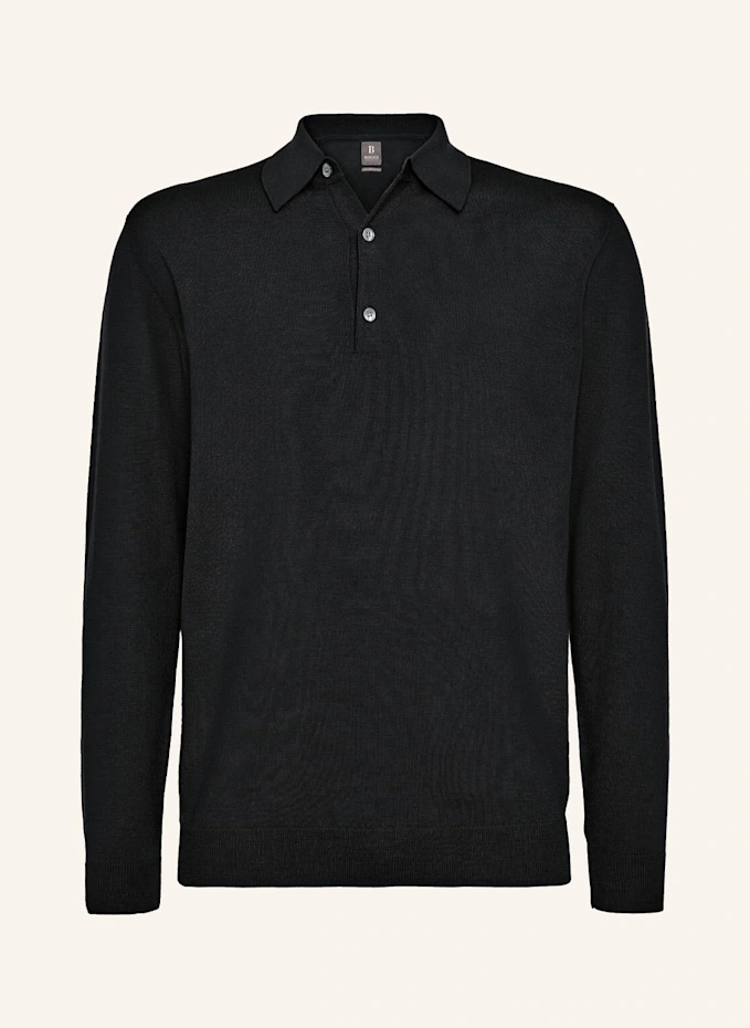 BOGGI MILANO Strick-Poloshirt