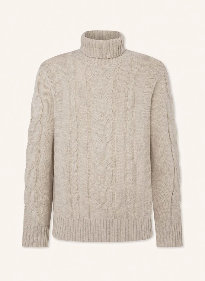 HACKETT LONDON Pullover CABLE ROLL NECK