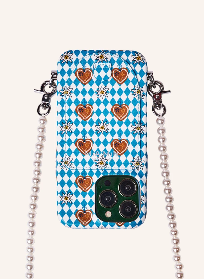 MiA MiN Smartphone Crossbody Trachten BAVARIAN HEART PEARL