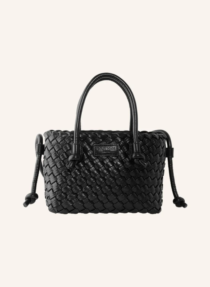 MiA MiN Handbag Crossbody Handwoven VITANIMA BLACK