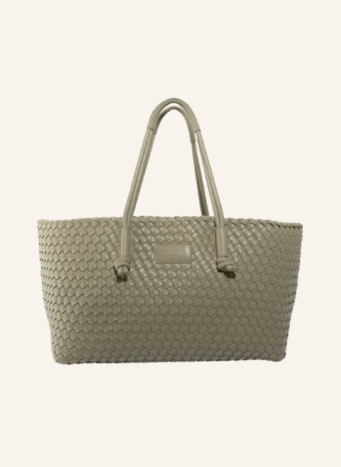 MiA MiN Handbag Shopper Handwoven VITANIMA MATCHA