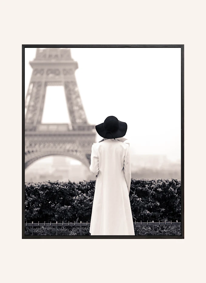 Liv Corday Wandbild EINFACH PARIS mit Rahmen