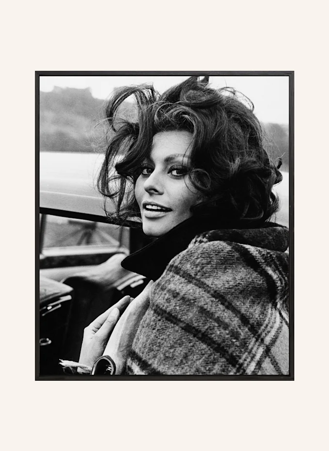 Liv Corday Wandbild SOPHIA LOREN mit Rahmen