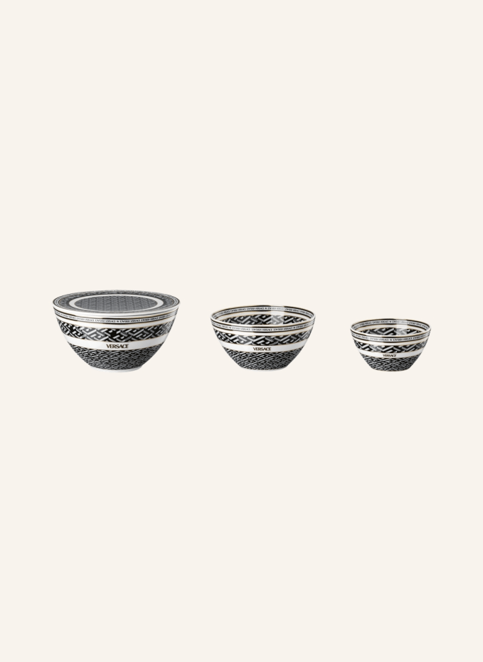 Rosenthal meets VERSACE Bowl-Set 4-tlg. LA GRECA SIGNATURE BLACK