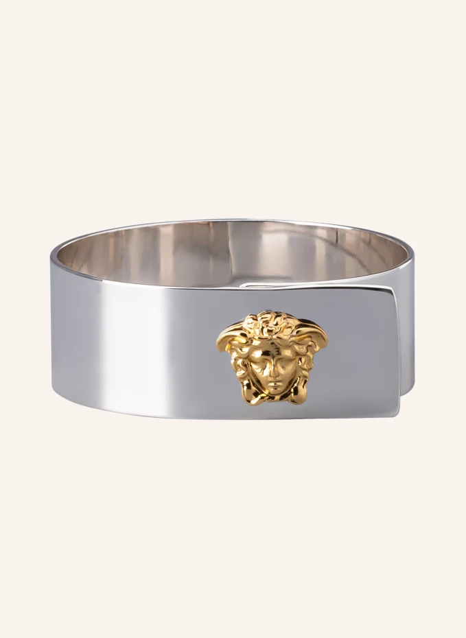 Rosenthal meets VERSACE Serviettenring MEDUSA SILVER-GOLD