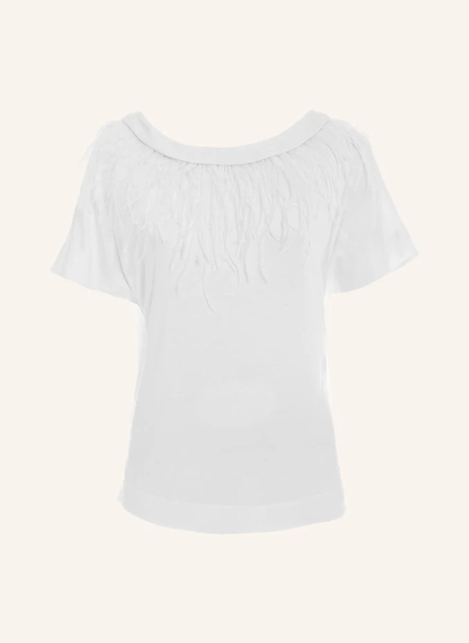 Helene Galwas T-Shirt mit abnehmbaren Federn ALEXANDRA