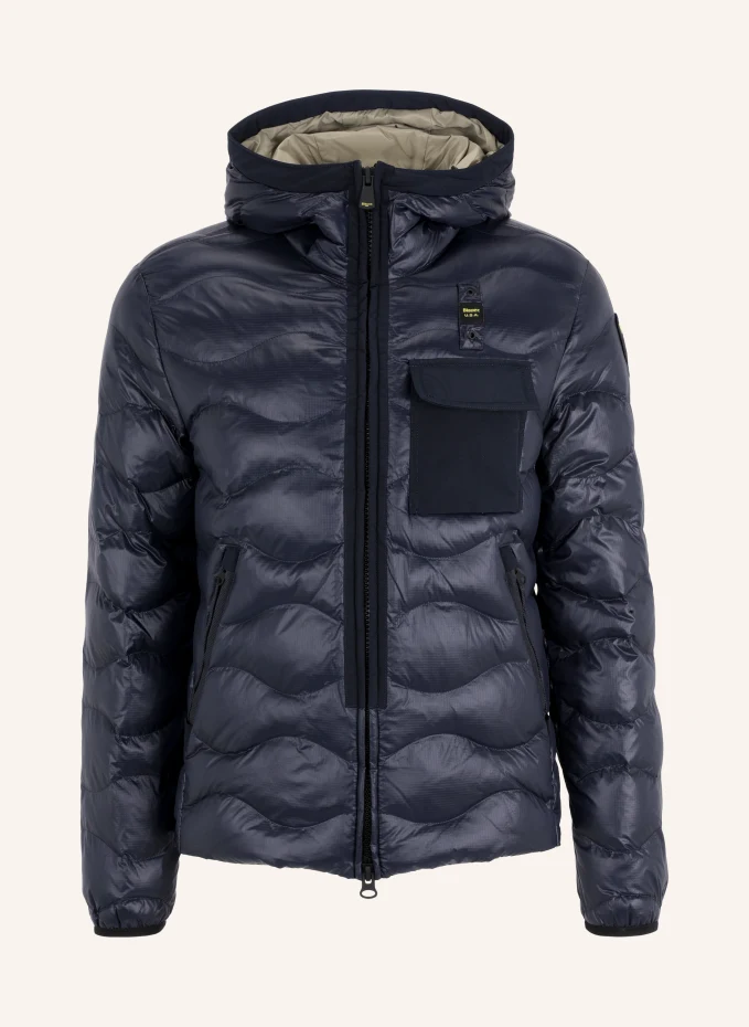 Blauer Jacke