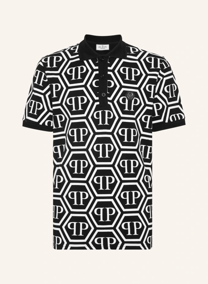 PHILIPP PLEIN Piqué-Poloshirt MONOGRAM