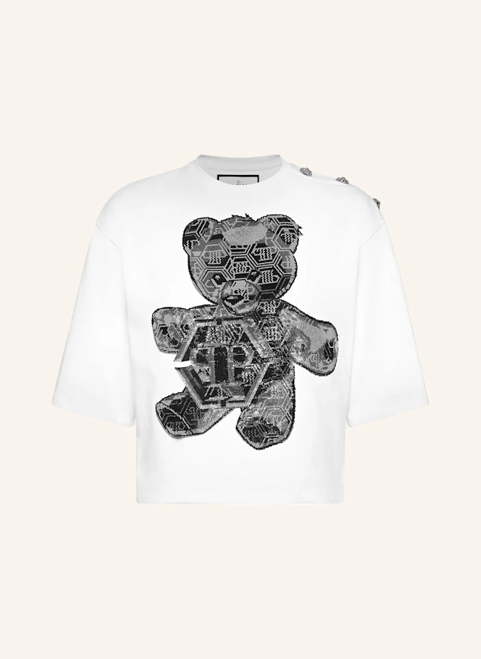 PHILIPP PLEIN T-Shirt mit Schmucksteinen TEDDY BEAR