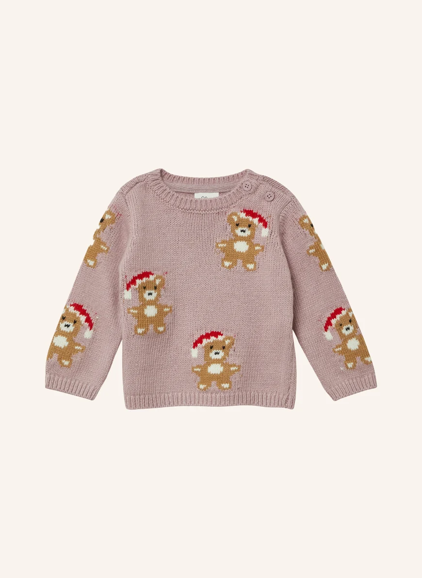 s.Oliver RED sweater ROSE / LIGHT BROWN / RED