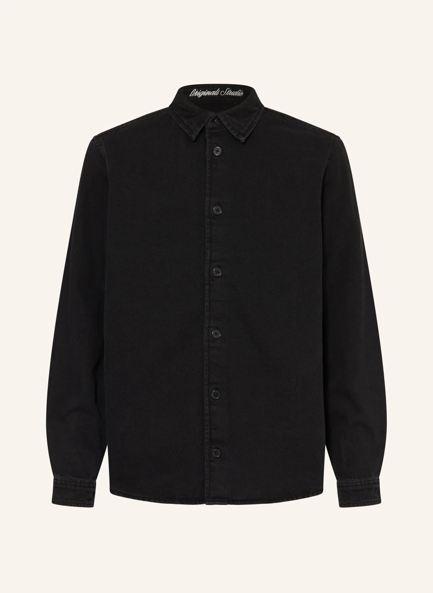 JACK&JONES denim shirt BLACK