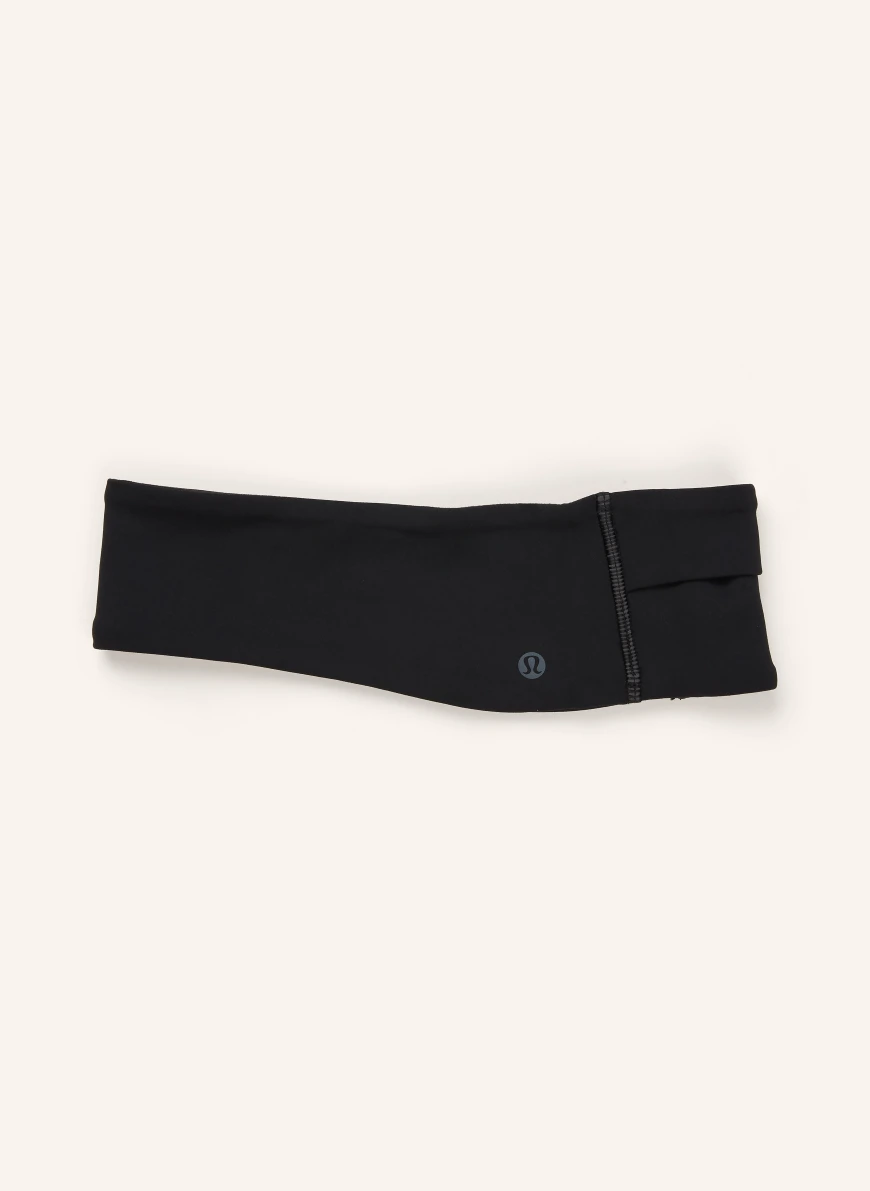 lululemon FAST AND FREE FLEECE headband BLACK