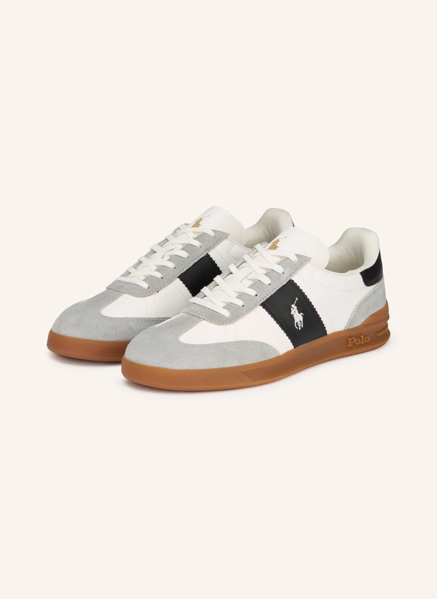 POLO RALPH LAUREN AERA sneaker WHITE / GRAY / DARK BLUE