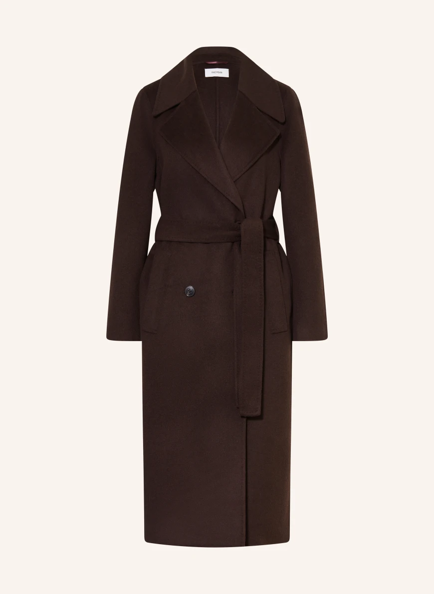 REISS RENE coat DARK BROWN