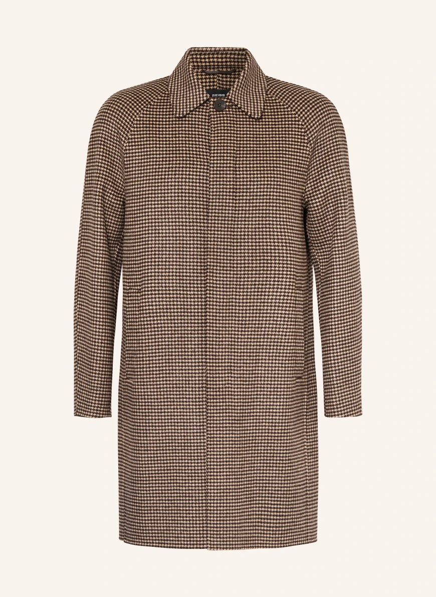 REISS MORPETH coat BROWN / BLACK