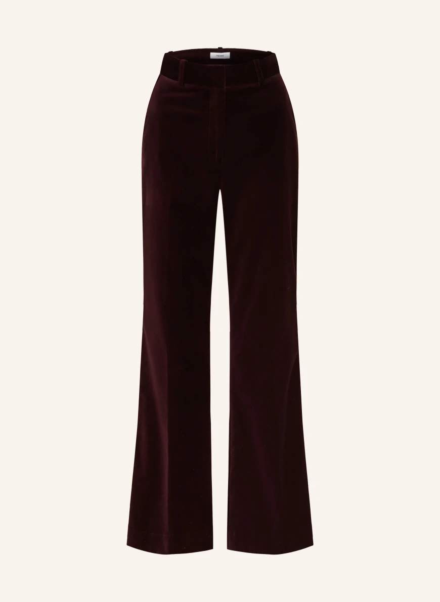 REISS Samthose ELIA mit Galonstreifen DUNKELLILA