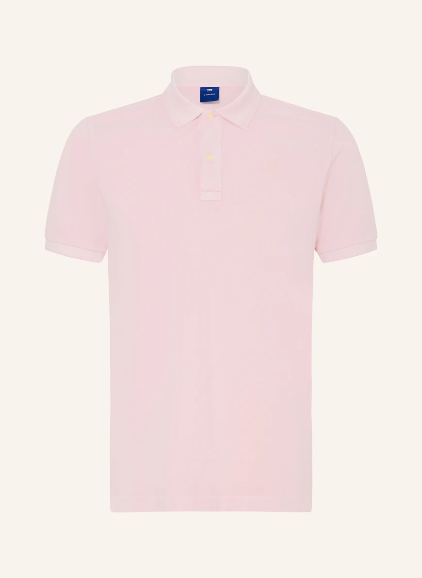 G-Star Tricou polo din jersey DUNDA ROZ DESCHIS