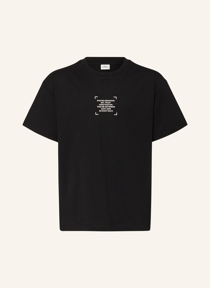 s.Oliver RED T-shirt BLACK