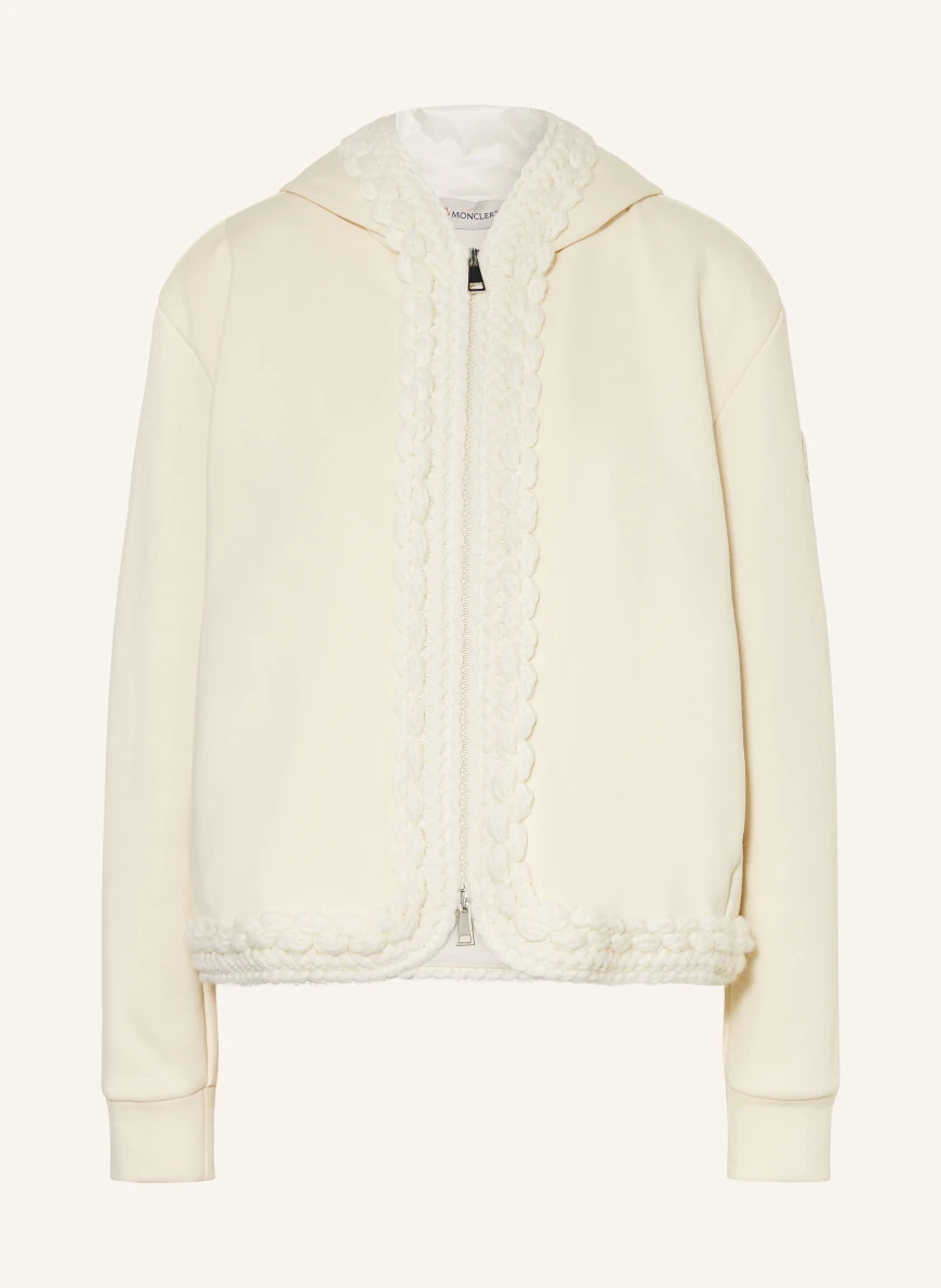 MONCLER sweat jacket ECRU