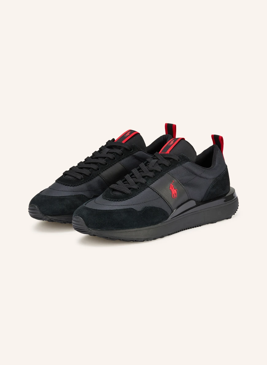 POLO RALPH LAUREN TRAIN 89 sneaker BLACK / RED