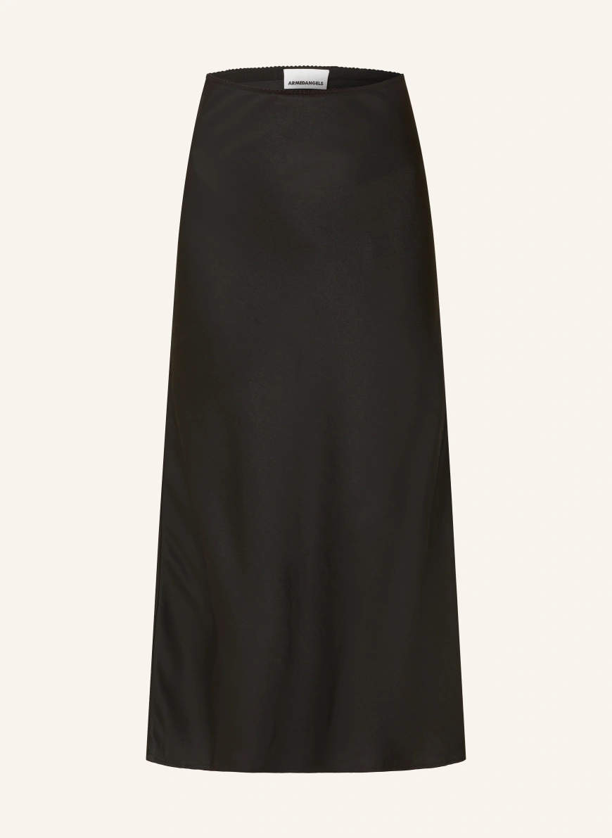 ARMEDANGELS Satin skirt LENOVAA BLACK